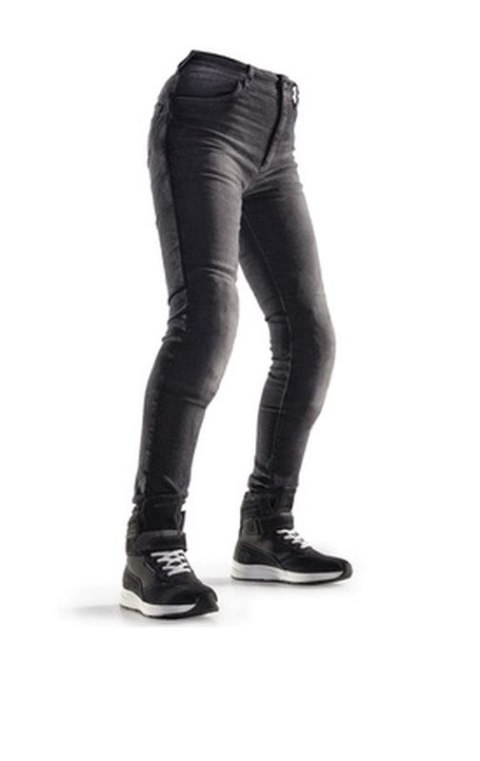 MODEKA PROMOCJA (2020-2022) SPODNIE JEANSY MOTOCYKLOWE DAMSKIE CITY NOMAD KIM BLACK KOLOR CZARNY ROZMIAR XL