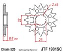 JT ZĘBATKA PRZEDNIA 1248 16 KTM SX/EXC '91-'21 SAMOOCZYSZCZAJĄCA (124816JT) (ŁAŃC. 520)