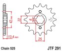 JT ZĘBATKA PRZEDNIA 291 15 HONDA CB 450S '86-'89 (29115JT) (ŁAŃC. 525) (-1)