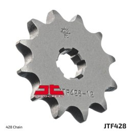 JT ZĘBATKA PRZEDNIA 428 15 SUZUKI DR-Z 50 '19-21', DR-Z 70 '08-18', DS/JR/RM/RG/GT/TS 80 '77-03' (42815JT) (ŁAŃC. 428)