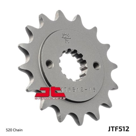 JT ZĘBATKA PRZEDNIA 525 14 KAWASAKI ZXR 400, KLE 500 '91-'96 (-1), GPZ 500S (-1) (52514JT) (ŁAŃC. 520)