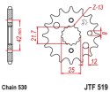 JT ZĘBATKA PRZEDNIA 566 15 / 513 15 KAWASAKI VN 800 A,B,C 96-06 (56615JT) (ŁAŃC. 530)