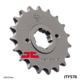 JT ZĘBATKA PRZEDNIA 576 18 YAMAHA XT 350 '85-00' (57618JT) (ŁAŃC. 428) (-1)