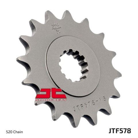 JT ZĘBATKA PRZEDNIA 585 17 KAWASAKI ZX-6R/RR '07-17, YAMAHA XTZ 750 '90-'98 (58517JT) (ŁAŃC. 520) (+1)
