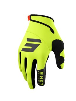 SHOT RACING WYPRZEDAŻ RĘKAWICE SOFTSHELL ZIMOWE TRAINER 2.0 NEON YELLOW KOLOR ZÓŁTY NEON/CZARNY ROZMIAR 11
