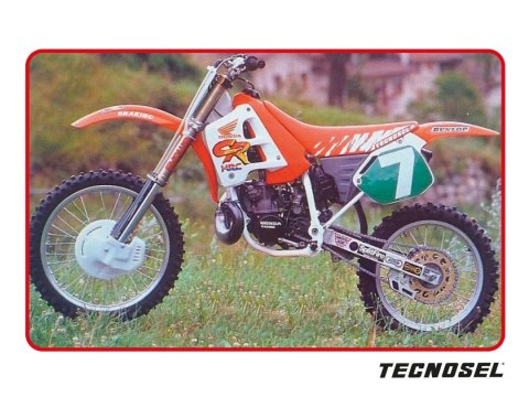 TECNOSEL (BLACKBIRD) POKROWIEC/POSZYCIE NA SIEDZENIE HONDA CR 125 '91-'92, CR 250 '90-'91, REPLICA TEAM HONDA '91 USA, KOLOR CZE