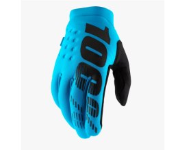 100 PROCENT RĘKAWICE CROSS/ENDURO/MTB MODEL BRISKER SOFTSHELL TURQUOISE KOLOR TURKUSOWY ROZMIAR S - OFERTA SPECJALNA