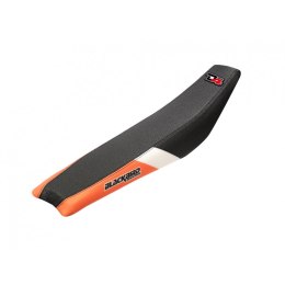 BLACKBIRD POKROWIEC / POSZYCIE NA SIEDZENIE KTM FREERIDE '12-'23 DREAM 4 KOLOR CZARNY POMARAŃCZOWY BIAŁY