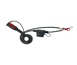 BS PRZEWÓD DO PODŁĄCZENIA ŁADOWARKI BS DO AKUMULATORA (Z BEZPIECZNIKIEM 3A, DŁUGOŚĆ 61CM) (EL)