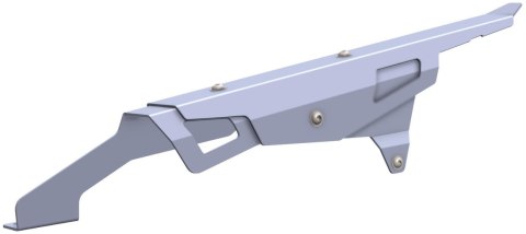 CROSSPRO PROMOCJA OSŁONA ŁAŃCUCHA YAMAHA XTZ 690 TENERE 700/WORLD RAID '19 - '23 KOLOR SREBRNY/CZARNY