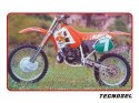 TECNOSEL (BLACKBIRD) KOMPLET NAKLEJEK (OKLEIN) + POKROWIEC/POSZYCIE NA SIEDZENIE HONDA CR 125 '91-'92, CR 250 '90-'91 REPLICA TE