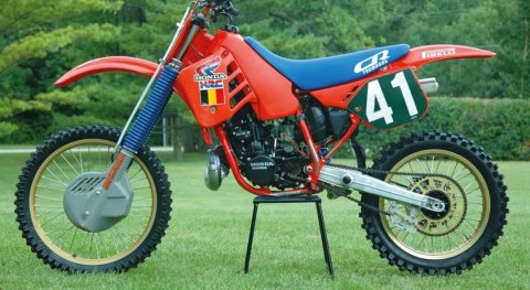 TECNOSEL (BLACKBIRD) POKROWIEC/POSZYCIE NA SIEDZENIE HONDA CR 125 '87-'88, CR 250 '87, REPLICA TEAM HONDA '87, KOLOR NIEBIESKI, 