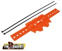 FM-PARTS OSŁONA TŁUMIKA UNIWERSALNA KOLOR POMARAŃCZOWY
