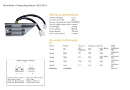 DZE REGULATOR NAPIĘCIA HONDA CBX750F '84-'86, CB700SC NIGHTHAWK '84-'86 (31600-MJ-671, 31600-MJ1-780)
