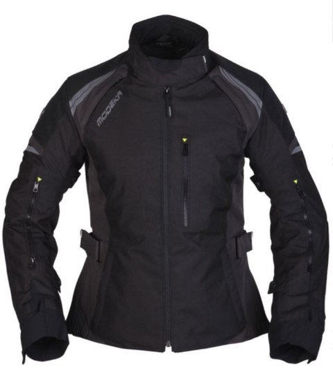 MODEKA PROMOCJA (2022) KURTKA AMBERLY LADY KOLOR KOLOR CZARNY-CIEMNY SZARY ROZMIAR 38