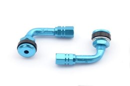 V PARTS (VICMA) ZAWÓR KOŁA WYGIĘTY (KĄTOWY) KOLOR NIEBIESKI (CENA ZA 2 SZT.) (952AZ)