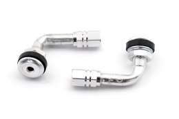 V PARTS (VICMA) ZAWÓR KOŁA WYGIĘTY (KĄTOWY) KOLOR SREBRNY (CENA ZA 2 SZT.) (952PL)