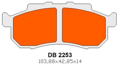 DELTA BRAKING KLOCKI HAMULCOWE KH476/KH477 PRZÓD TRIUMPH ROCKET III 2500 '19-'22, HONDA MUV 700 BIG RED '09,