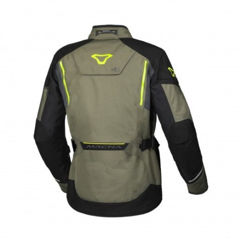 MACNA WYPRZEDAŻ KURTKA (WYPINANE TERMO I WYPINANE RAINTEX) MUNDIAL MOTORCYCLE JACKET GREEN/YELLOW KOLOR ZIELONY/CZARNY/ŻÓŁTY FLU