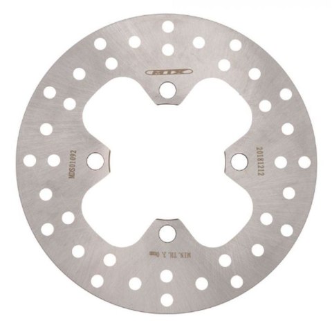 MTX PARTS TARCZA HAMULCOWA PRZÓD HONDA TRX 500 FOURTRAX '12, (196X75X4MM) (4X10,5MM)