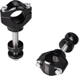 SCAR RACING DEDYKOWANE MOCOWANIA KIEROWNICY 28,6MM DO PÓŁEK SCAR TRIPLE CLAMPS KOLOR CZARNY