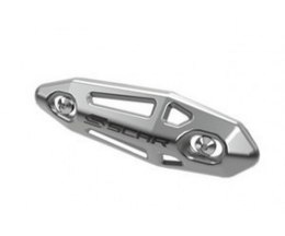 SCAR RACING OSŁONA KOLANKA WYDECHOWEGO 4T - STAL NIERDZEWNA KOLOR SREBRNY