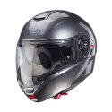 CABERG KASK SZCZĘKOWY FLIP-UP MODEL LEVO X KOLOR SZARY METALIK ROZMIAR M (PINLOCK W ZESTAWIE)