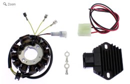 ELECTREX UZWOJENIE ALTERNATORA (STATOR) + REGULATOR NAPIĘCIA HIGH POWER (250W, 3 FAZY) KTM EXC400/450/520/525/530, SX400/450/520