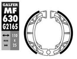 GALFER SZCZĘKI HAMULCOWE TYŁ APRILIO AMICO 50 '90-'95, GULLIVER 50 '95-'98, MOJITO 125 '05-, SCARABEO 100 '00-'04, SCARABEO 50 '