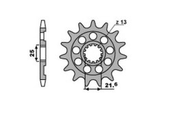 GROSSKOPF WYPRZEDAŻ ZĘBATKA PRZEDNIA 2141 12 KAWASAKI KXF 450 '06-'22 (-1), YAMAHA YZF, YZ 450F '07-'21 (-1), WRF 450,WR 450 F '
