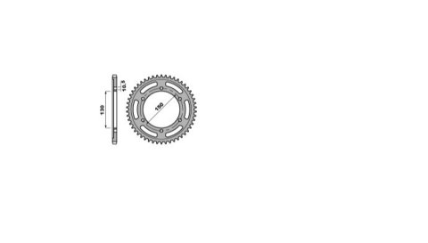 JR WYPRZEDAŻ ZĘBATKA 863 43 YAMAHA FZR 750R '89, YZF 750R '93-97 (STD.43) XJR 1200 '95-98, (86343JT) (ŁAŃC.532)