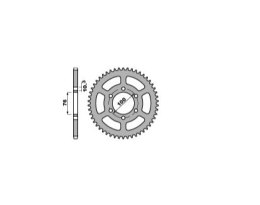JR WYPRZEDAŻ ZĘBATKA TYLNA 823 48 SUZUKI VL 250 INTRUDER LC '00-04'; LT 250/300 '86-89'; GN 400 '80-82'; LT 500 '88-92',DR 500 '