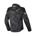 MACNA WYPRZEDAŻ KURTKA Z KAPTUREM TRAFFIQ MOTORCYCLE JACKET CAMO BLACK/GREY KOLOR CZARNY CAMO/SZARY ROZMIAR L