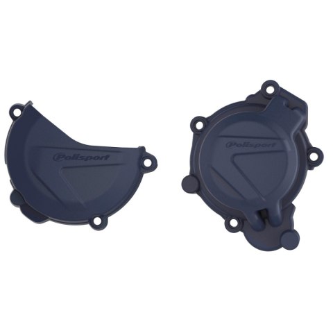 POLISPORT ZESTAW OSŁONA POKRYWY (DEKLA) ALTERNATORA ORAZ OSŁONA POKRYWY SPRZĘGŁA KTM SX/XC 125/150 '16-'18; HUSQVARNA TC 125 '16