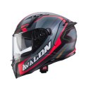 CABERG KASK INTEGRALNY AVALON X OPTIC KOLOR CZARNY MAT/SZARY/CZERWONY ROZMIAR XS