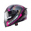 CABERG KASK INTEGRALNY AVALON X OPTIC KOLOR CZARNY MAT/SZARY/FUKSJA (INTENSYWNY ODCIEŃ RÓŻOWEGO) ROZMIAR M
