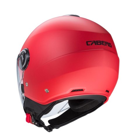 CABERG KASK OTWARTY JET Z BLENDĄ MODEL RIVIERA V4X KOLOR CZERWONY MAT ROZMIAR S