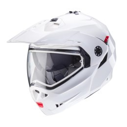 CABERG KASK SZCZĘKOWY FLIP-UP ENDURO MODEL TOURMAX X KOLOR BIAŁY POŁYSK ROZMIAR XL (PINLOCK W ZESTAWIE)
