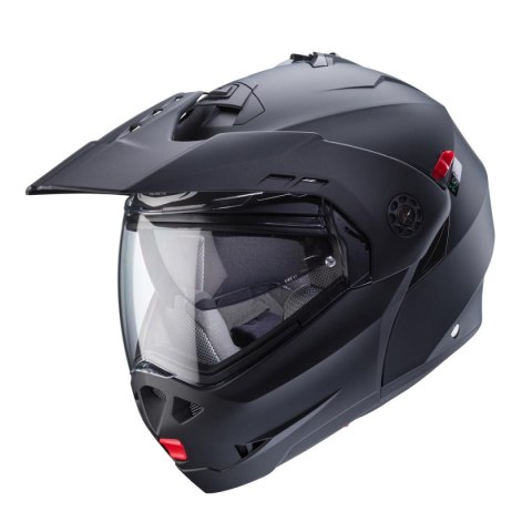 CABERG KASK SZCZĘKOWY FLIP-UP ENDURO MODEL TOURMAX X KOLOR CZARNY MAT ROZMIAR M (PINLOCK W ZESTAWIE)