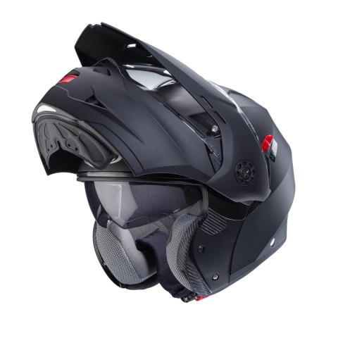 CABERG KASK SZCZĘKOWY FLIP-UP ENDURO MODEL TOURMAX X KOLOR CZARNY MAT ROZMIAR M (PINLOCK W ZESTAWIE)