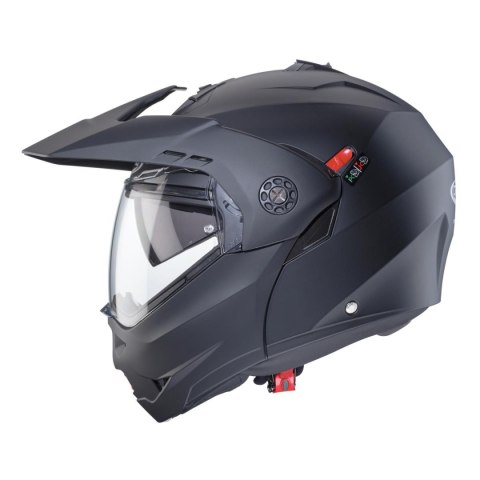 CABERG KASK SZCZĘKOWY FLIP-UP ENDURO MODEL TOURMAX X KOLOR CZARNY MAT ROZMIAR M (PINLOCK W ZESTAWIE)