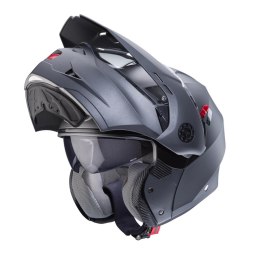 CABERG KASK SZCZĘKOWY FLIP-UP ENDURO MODEL TOURMAX X KOLOR SZARY MAT - GUNMETAL ROZMIAR L (PINLOCK W ZESTAWIE)