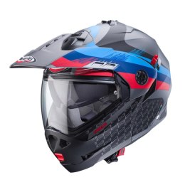 CABERG KASK SZCZĘKOWY FLIP-UP ENDURO MODEL TOURMAX X SARABE KOLOR SZARY MAT/CZARNY/KOLORY BMW ROZMIAR M (PINLOCK W ZESTAWIE)