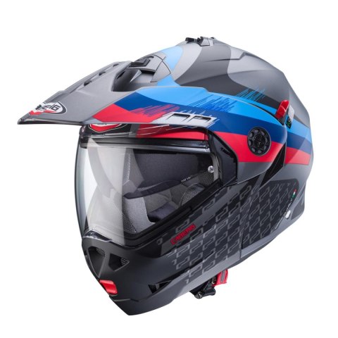 CABERG KASK SZCZĘKOWY FLIP-UP ENDURO MODEL TOURMAX X SARABE KOLOR SZARY MAT/CZARNY/KOLORY BMW ROZMIAR M (PINLOCK W ZESTAWIE)