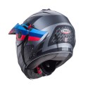 CABERG KASK SZCZĘKOWY FLIP-UP ENDURO MODEL TOURMAX X SARABE KOLOR SZARY MAT/CZARNY/KOLORY BMW ROZMIAR M (PINLOCK W ZESTAWIE)