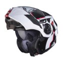 CABERG KASK SZCZĘKOWY FLIP-UP MODEL DUKE EVO MOVE KOLOR CZARNY/BIAŁY/CZERWONY ROZMIAR XL (PINLOCK W ZESTAWIE)