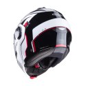 CABERG KASK SZCZĘKOWY FLIP-UP MODEL DUKE EVO MOVE KOLOR CZARNY/BIAŁY/CZERWONY ROZMIAR S (PINLOCK W ZESTAWIE)
