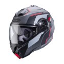 CABERG KASK SZCZĘKOWY FLIP-UP MODEL DUKE EVO MOVE KOLOR SZARY MAT/CZARNY/CZERWONY ROZMIAR L (PINLOCK W ZESTAWIE)