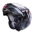 CABERG KASK SZCZĘKOWY FLIP-UP MODEL DUKE EVO MOVE KOLOR SZARY MAT/CZARNY/FUKSJA (INTENSYWNY ODCIEŃ RÓŻOWEGO) ROZMIAR M (PINLOCK 