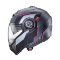 CABERG KASK SZCZĘKOWY FLIP-UP MODEL DUKE EVO MOVE KOLOR SZARY MAT/CZARNY/FUKSJA (INTENSYWNY ODCIEŃ RÓŻOWEGO) ROZMIAR S (PINLOCK 